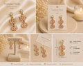 🌸 Boucles d’oreilles Rosalie