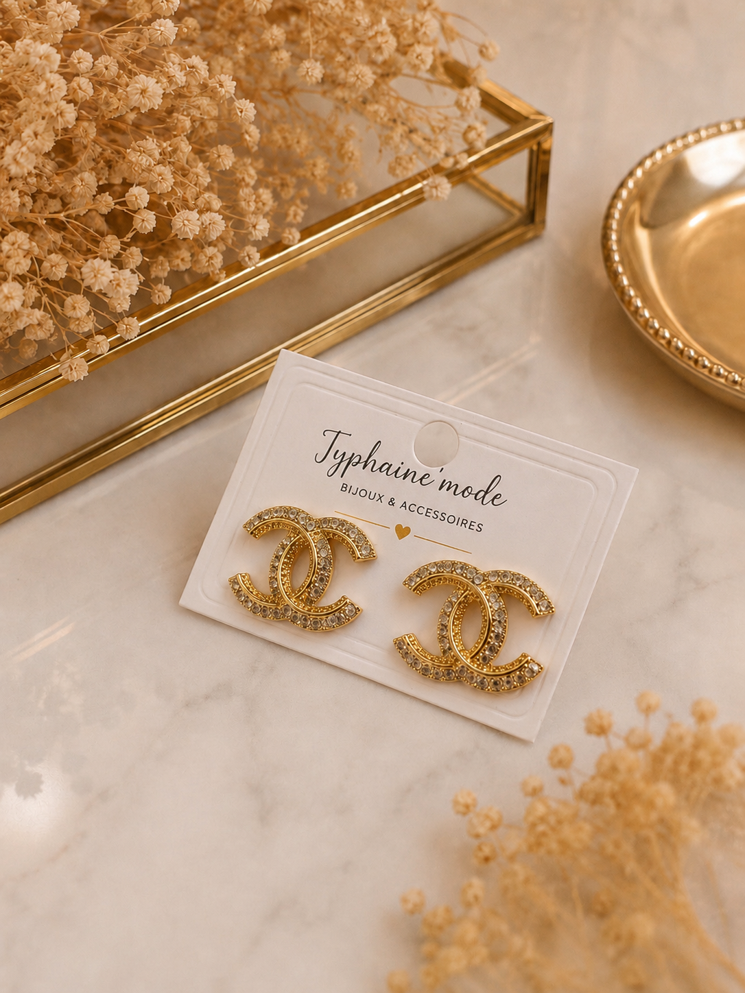 Boucles d’oreilles Diamanta ✨