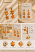 🧡 Boucles d’oreilles Soleil d’Or