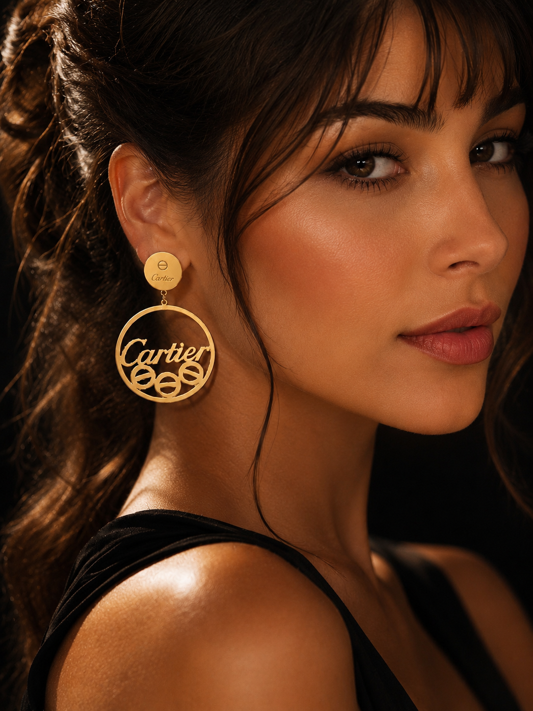 Boucles d’oreilles Élégance Cercle Doré | Acier inoxydable✨
