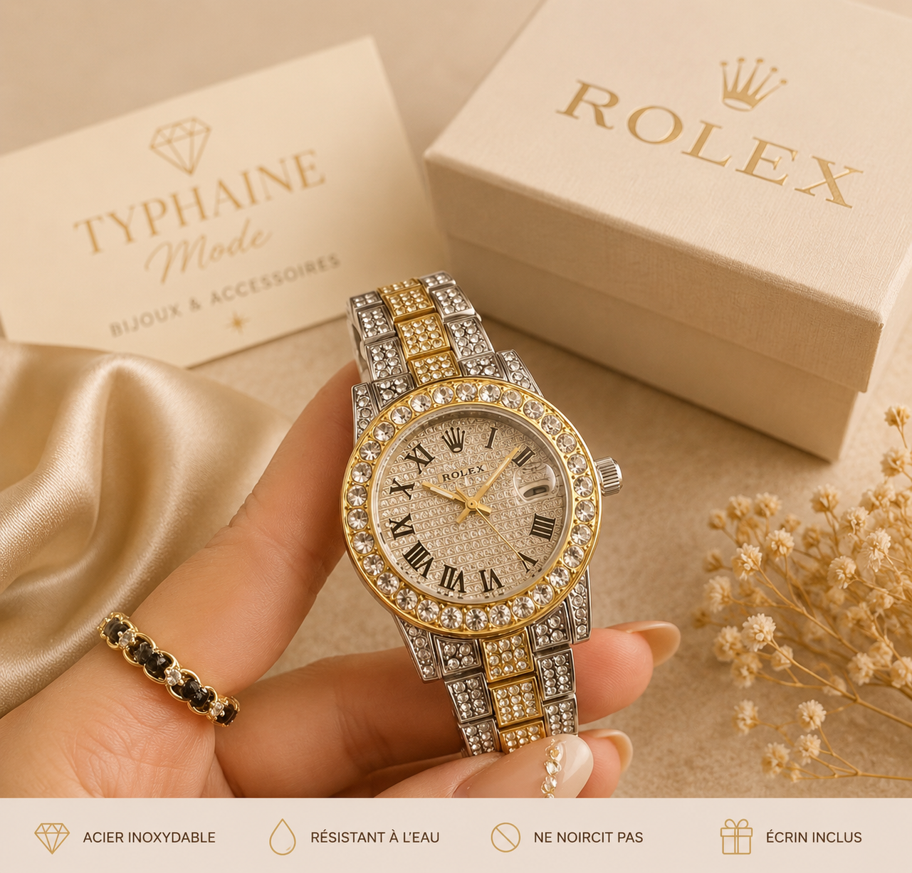 ✨Montre Élégance Dorée✨