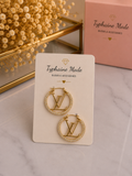 Boucles d’oreilles Créoles Signature Dorées✨