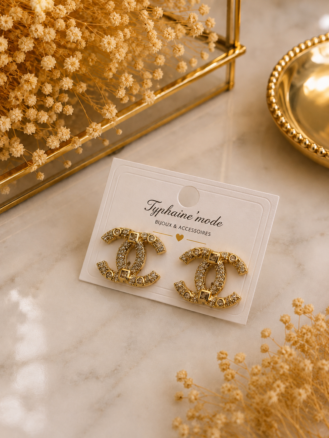 Boucles d’oreilles Gabrielle ✨